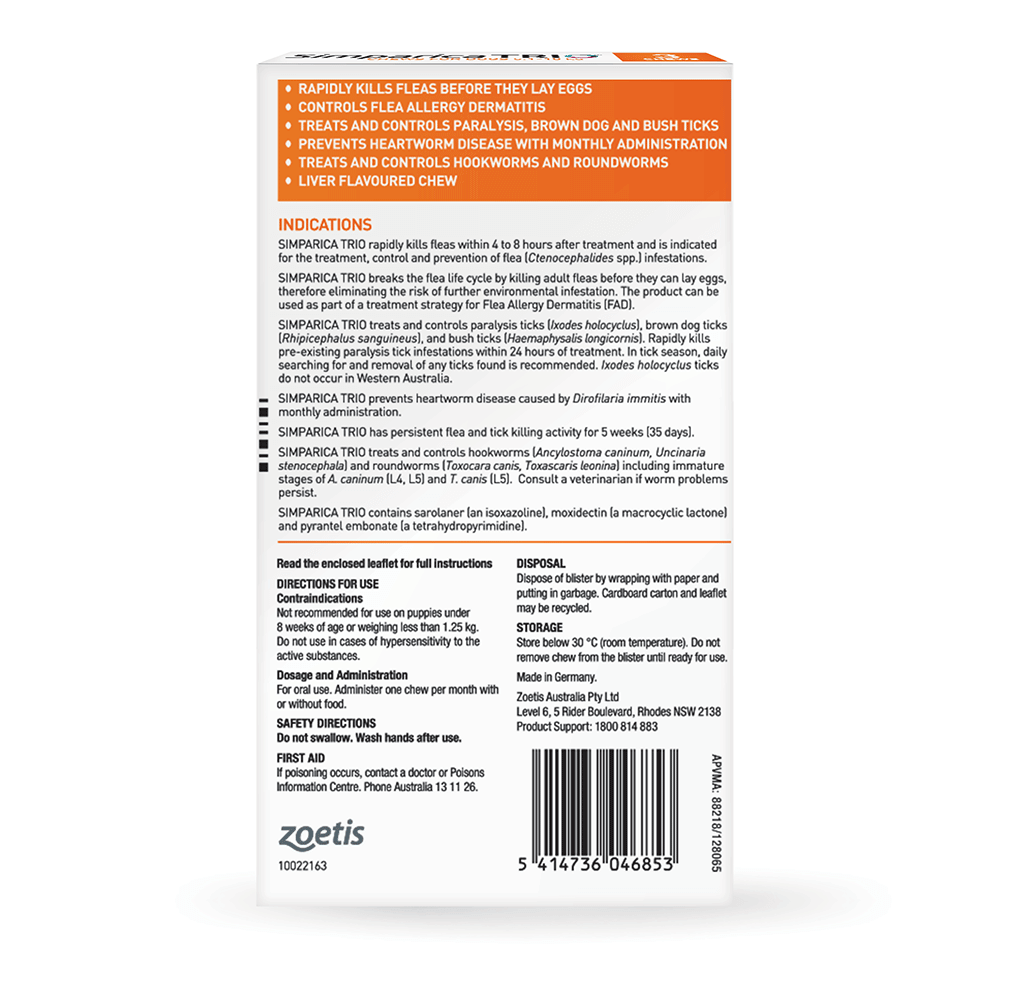 Chews Flea & Tick Small Dogs 5.1-10kg