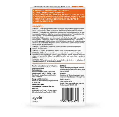 Chews Flea & Tick Small Dogs 5.1-10kg