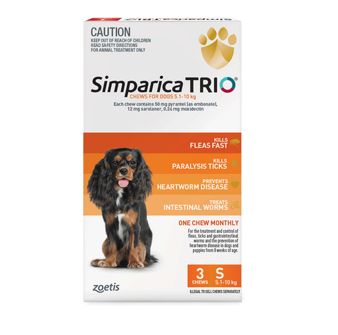 Chews Flea & Tick Small Dogs 5.1-10kg