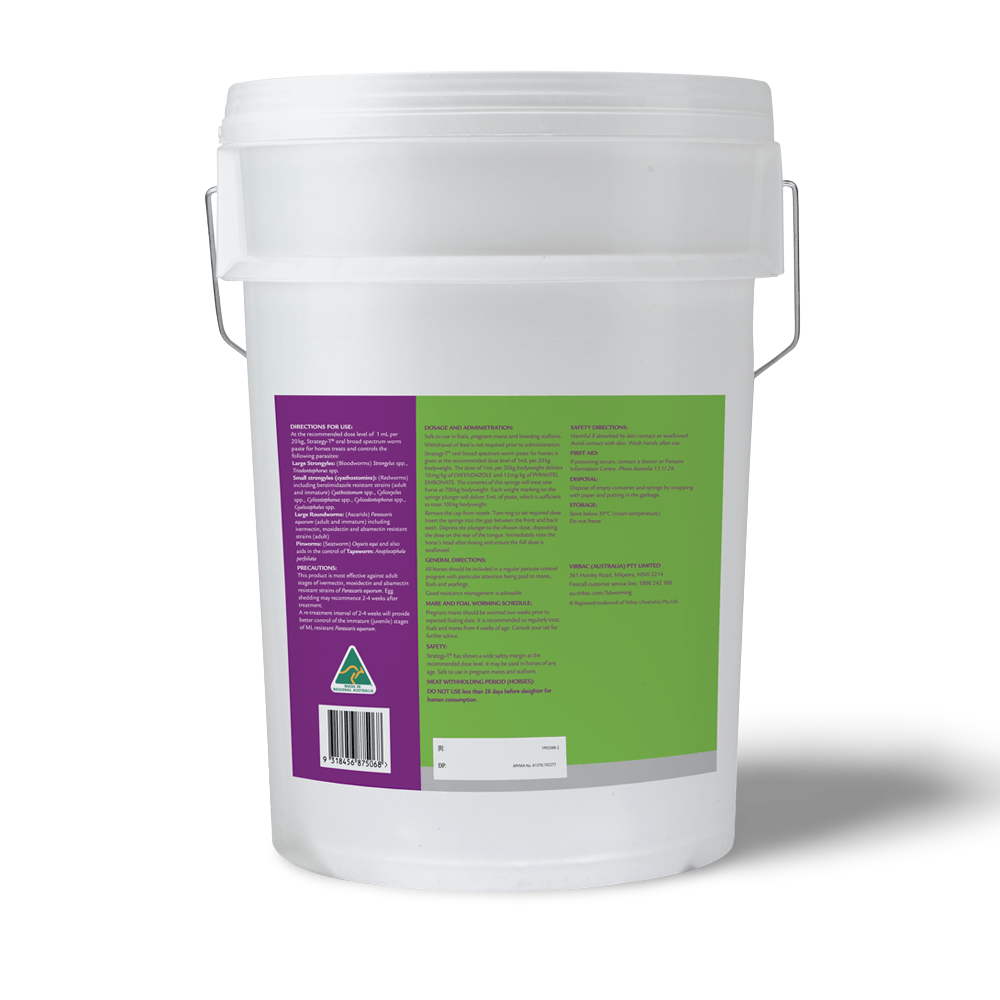 Strategy T Horse Wormer Stable Pail