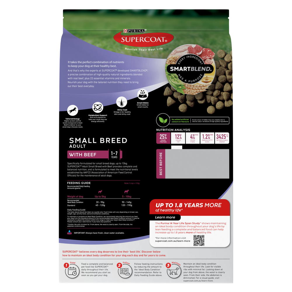 Smartblend Beef Small Breed Adult Dry Dog Food
