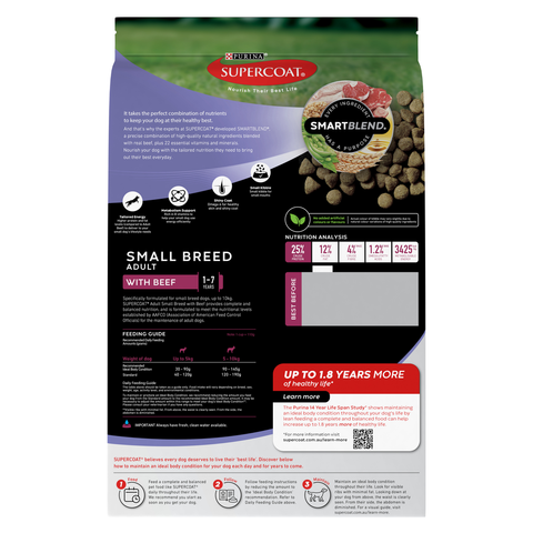 Smartblend Beef Small Breed Adult Dry Dog Food