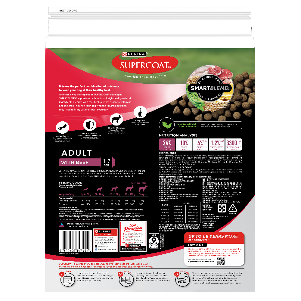 Smartblend Beef Adult Dry Dog Food