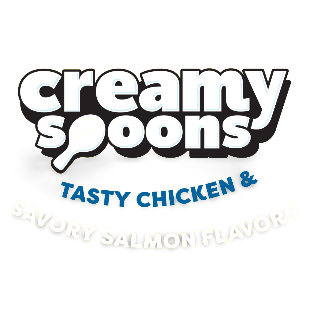 Creamy Spoons Tasty Chicken And Savoury Salmon Flavour