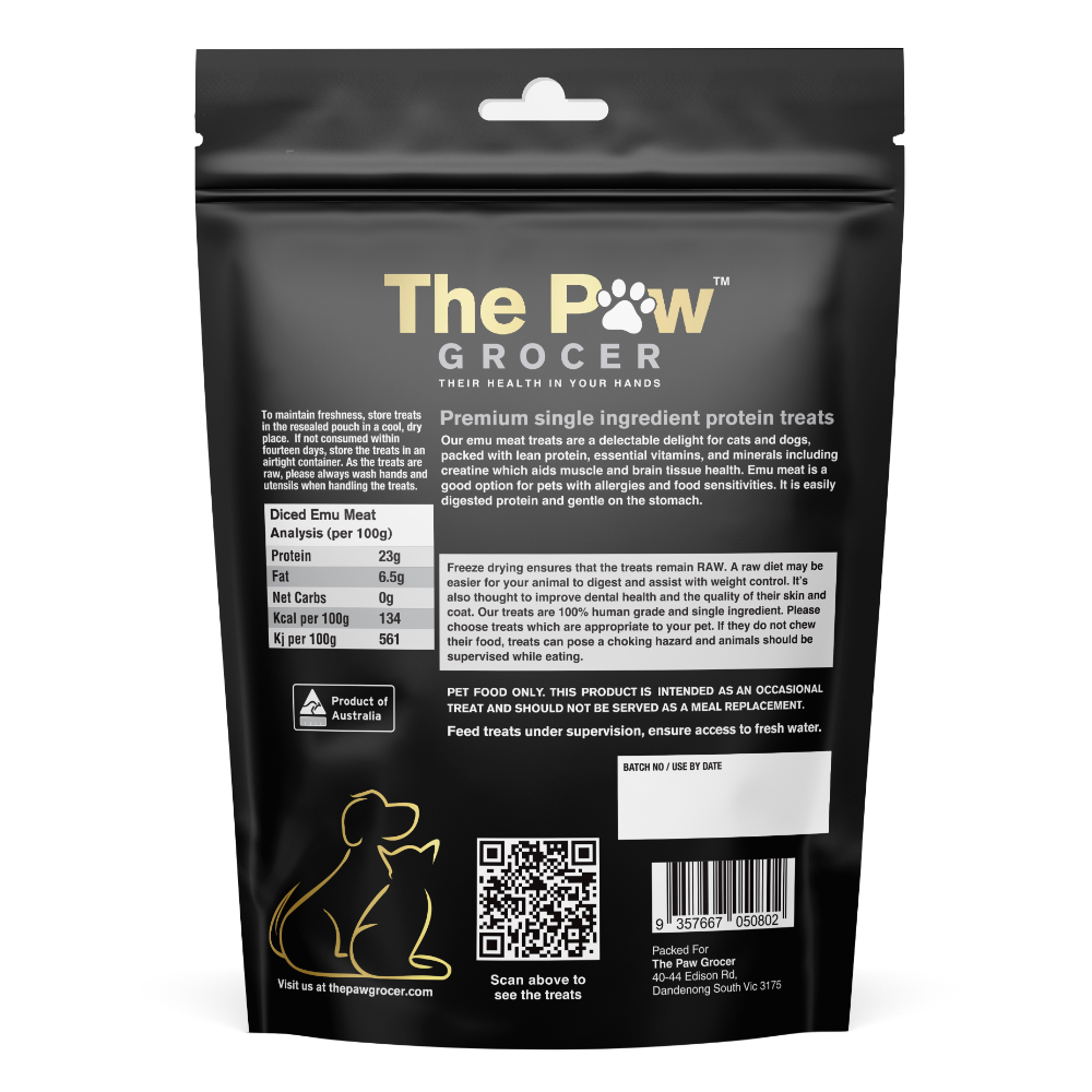 Freeze Dried Emu Meat Dog And Cat Treats