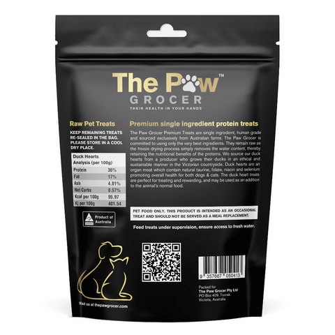 Freeze Dried Duck Heart Dog And Cat Treats