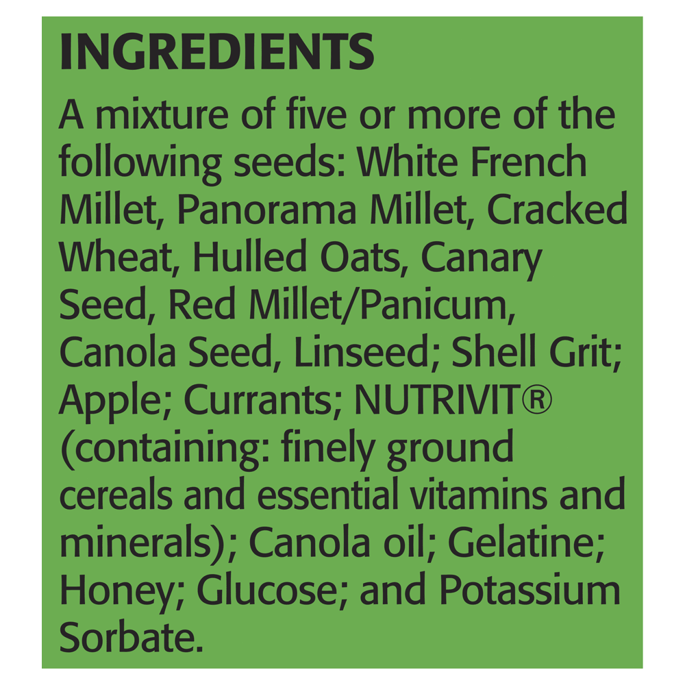 Honeystick For Budgies