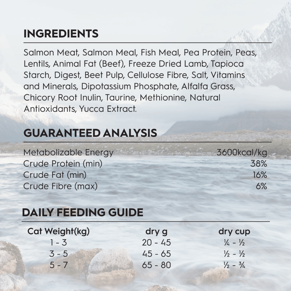 Adult Australian Salmon And Freeze Dried Lamb Dry Cat Food