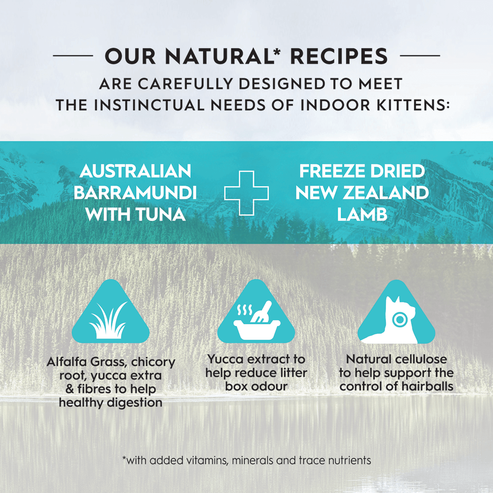 Barramundi Tuna And Freeze Dried Lamb Dry Kitten Food