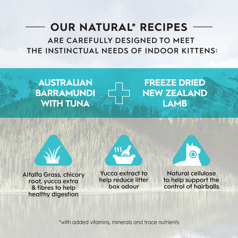 Barramundi Tuna And Freeze Dried Lamb Dry Kitten Food