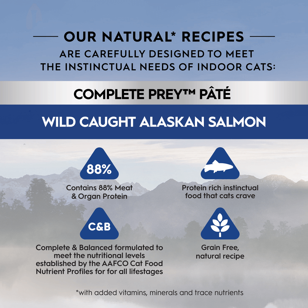 Complete Prey Wild Alaskan Salmon Pate Wet Cat Food