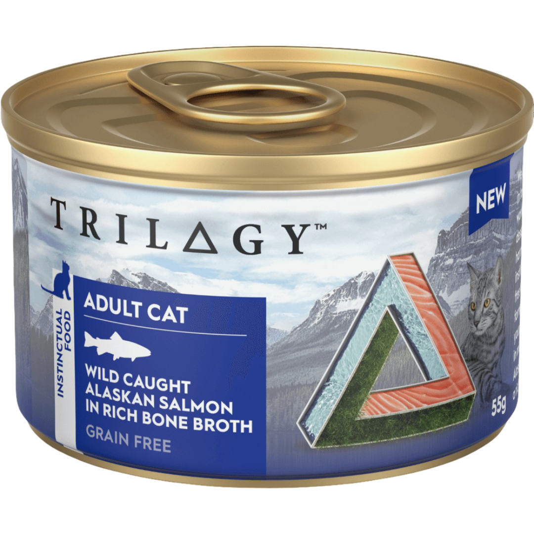 Wild Caught Alaskan Salmon In Bone Broth Wet Cat Food
