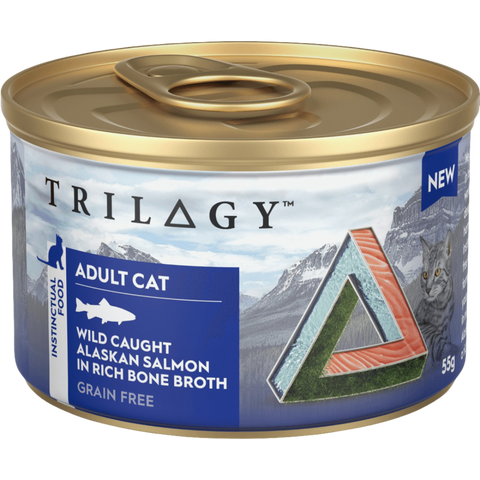 Wild Caught Alaskan Salmon In Bone Broth Wet Cat Food