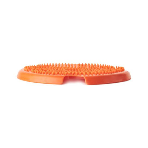 Pet DreamHouse SPIN Interactive 2-in-1 Slow Feeder Lick Pad & Frisbee for Dogs