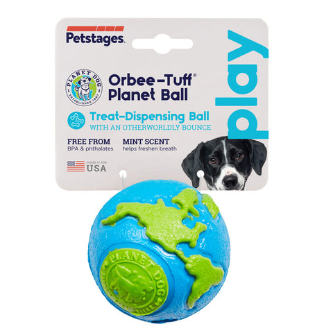 Planet Dog Orbee-Tuff Planet Ball Treat-Dispensing Dog Toy