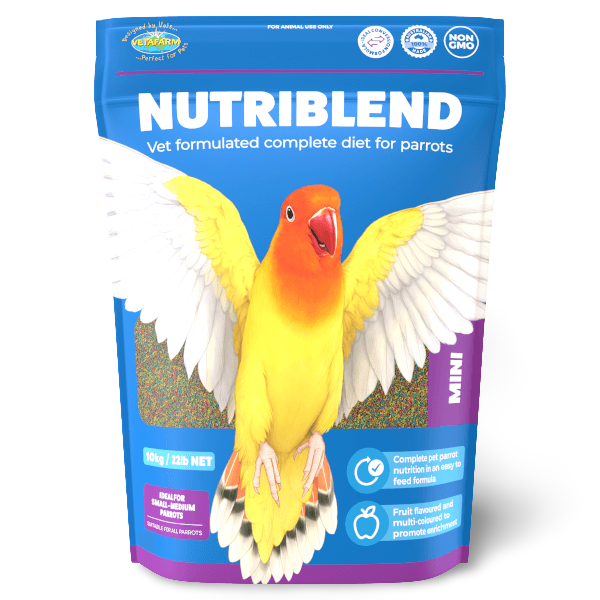 Nutriblend Complete Diet Mini Pellets for Parrots