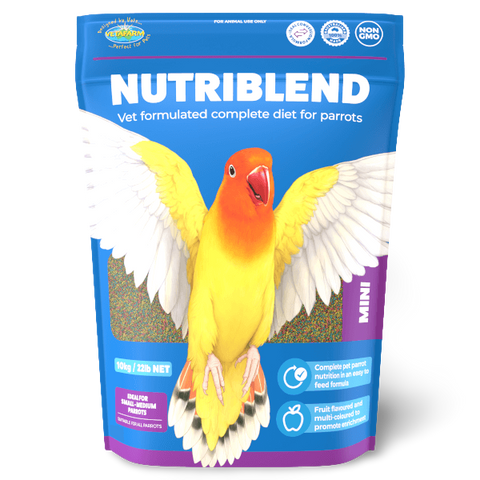 Nutriblend Complete Diet Mini Pellets for Parrots