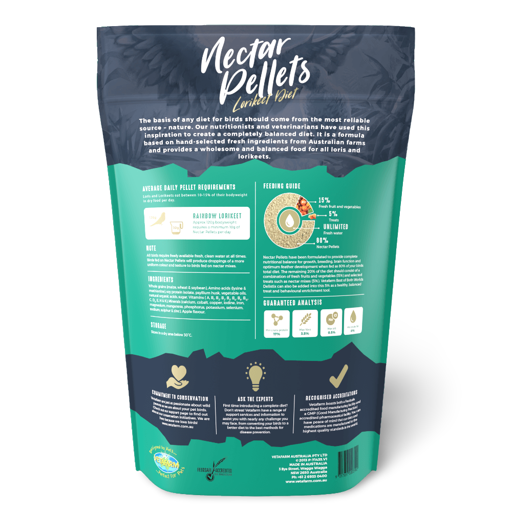 Lorikeet Nectar Pellets