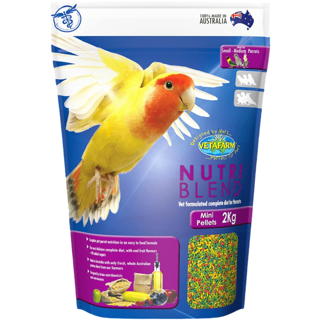 Nutriblend Complete Diet Mini Pellets for Parrots