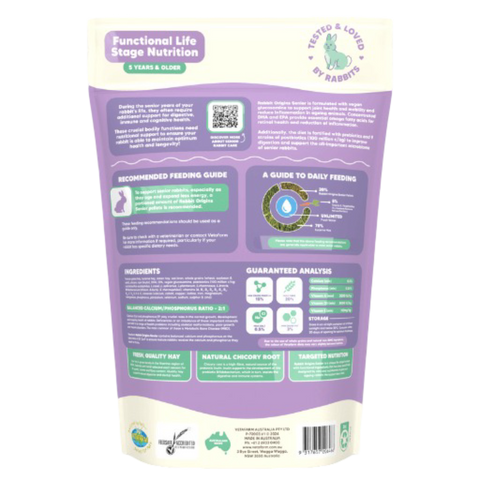 Origins Senior Rabbit Pellet Food