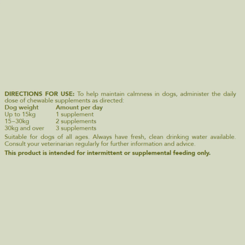 Hemp Clinicals Calming Supplement For Dogs