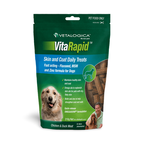 Vitarapid Dog Treats Skin And Coat