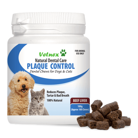 Plaque Control Dental Chews For Dogs And Cats Beef Liver