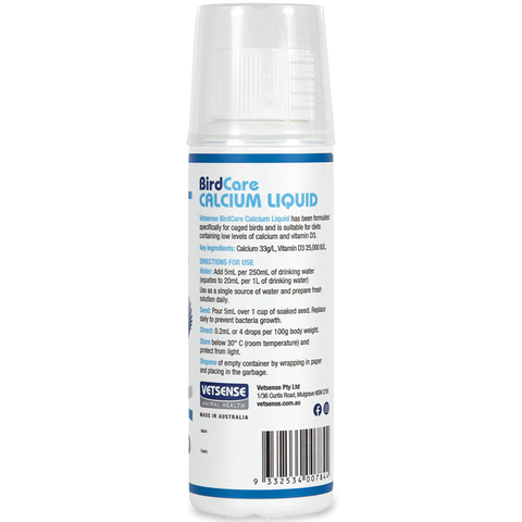 Birdcare Calcium Liquid