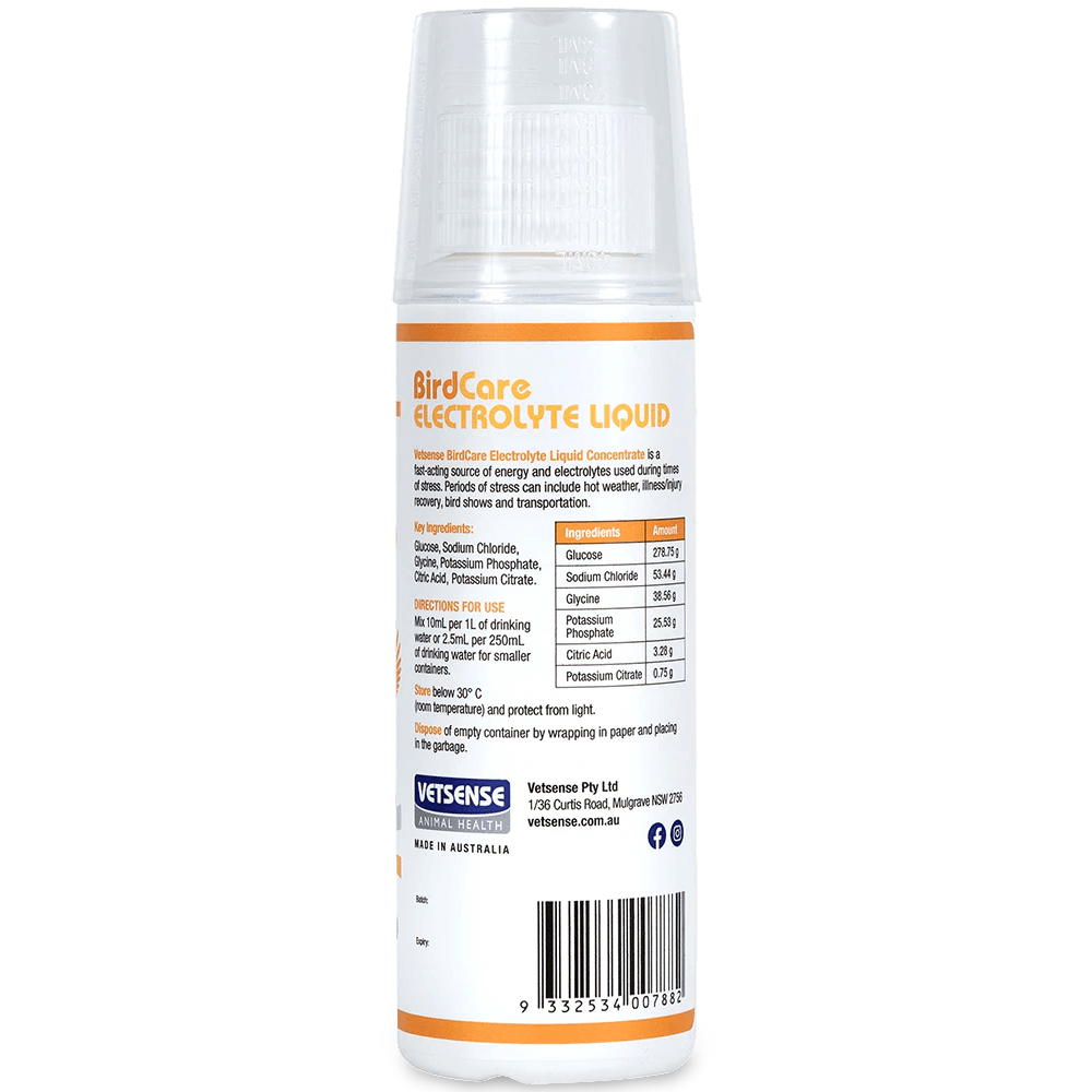 Birdcare Electrolyte Liquid