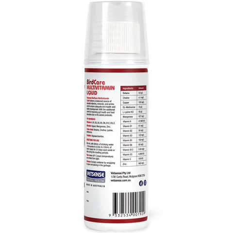 Birdcare Multivitamin Liquid