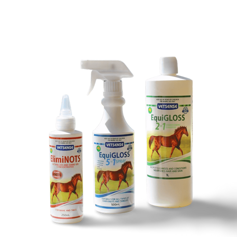 Eliminots Concentrated Detangler And Shine Gel For Horses