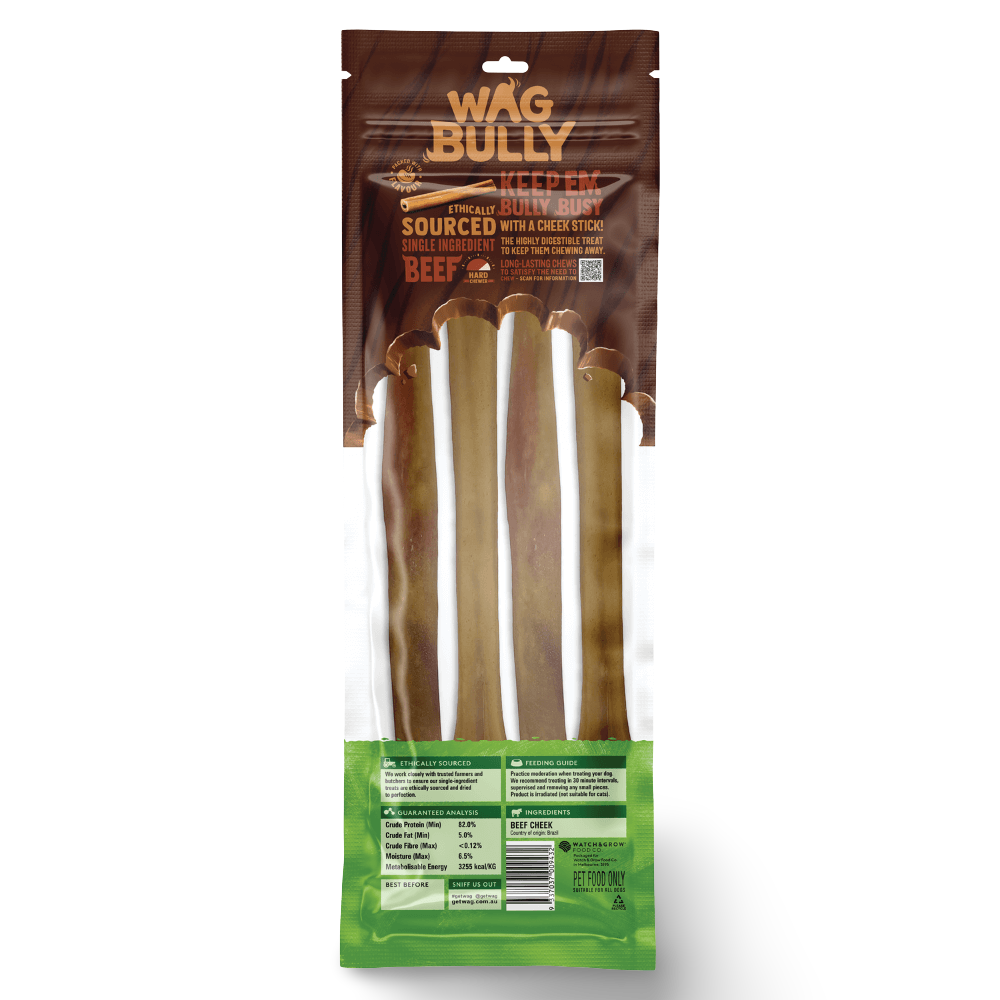Beef Cheek Stick Large Dog Treats