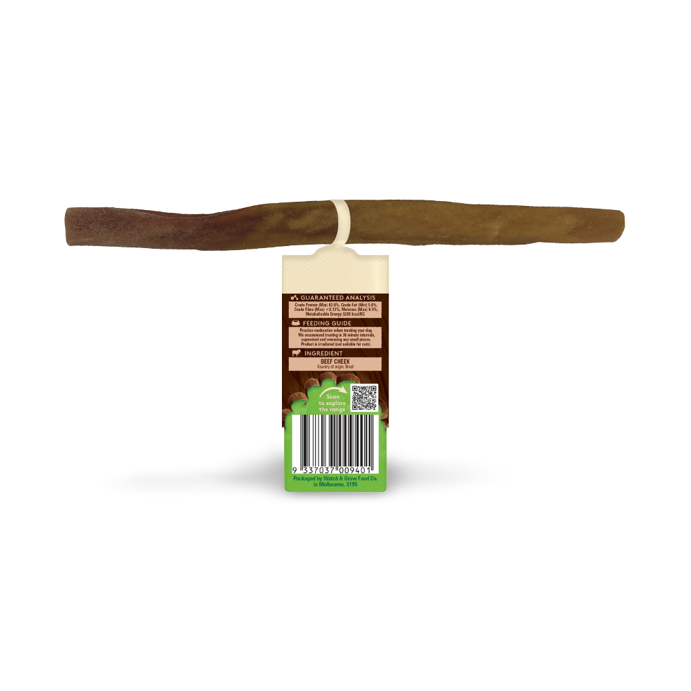 Beef Cheek Stick Large Dog Treats