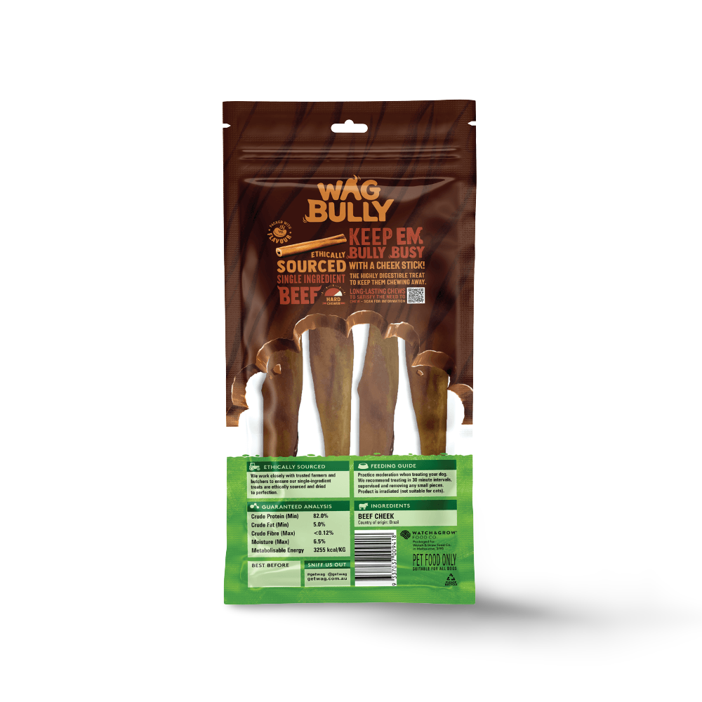 Beef Cheek Stick Regular Dog Treats