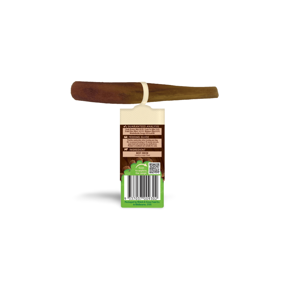 Beef Cheek Stick Regular Dog Treats