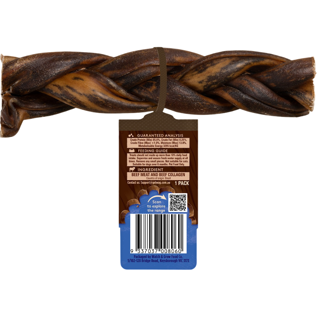 Braided Collagen Stick for Dogs Regular
