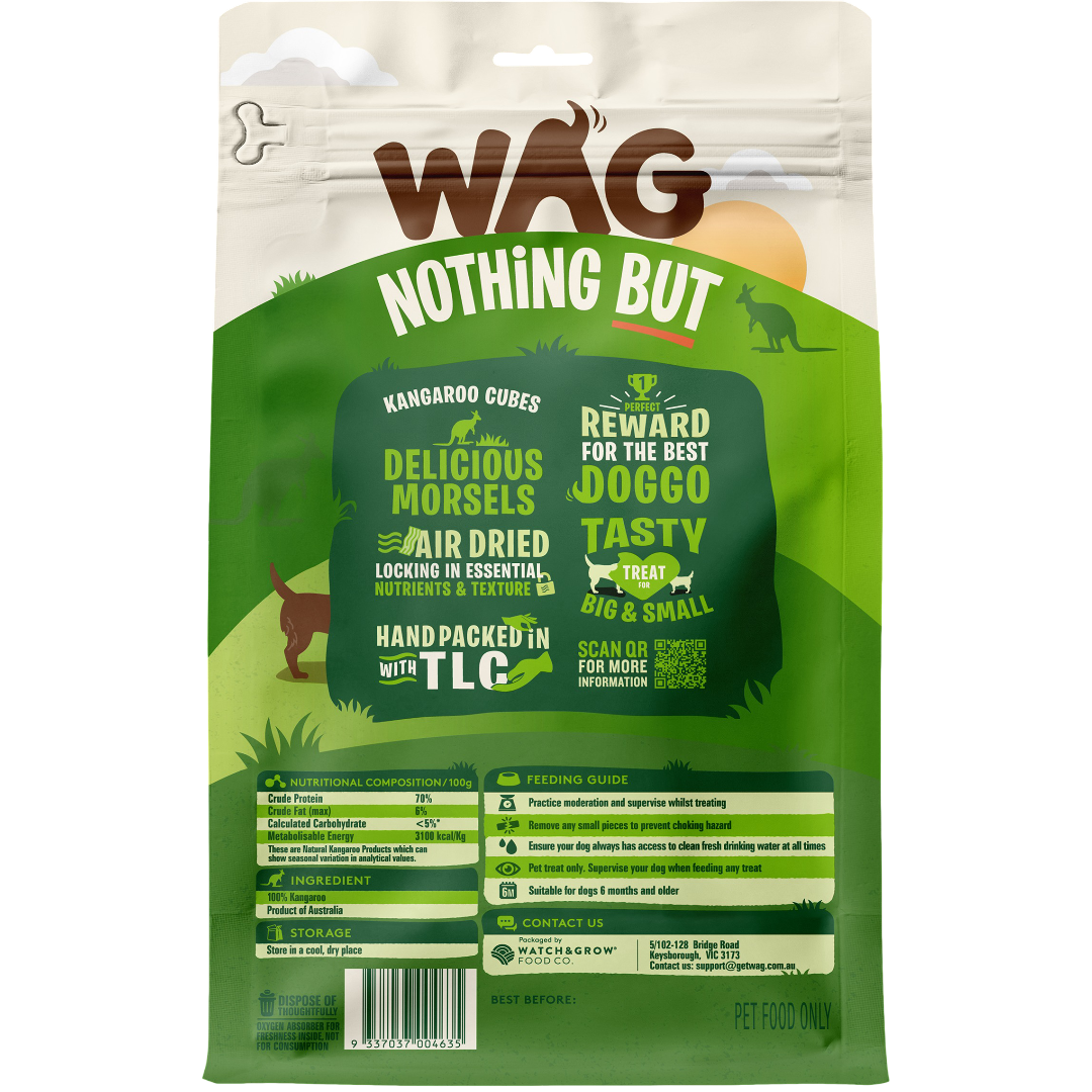 Dog Treats Kangaroo Cubes