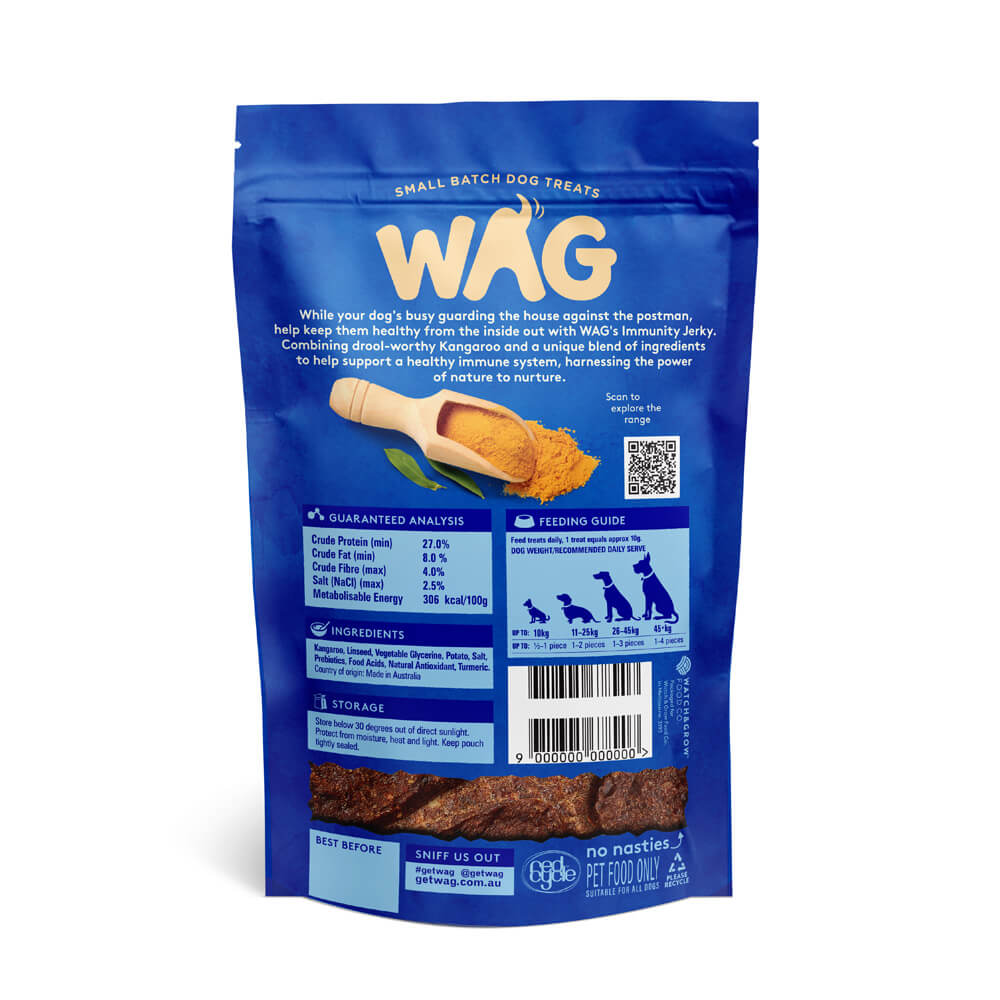 Kangaroo Jerky Immunity Dog Treats