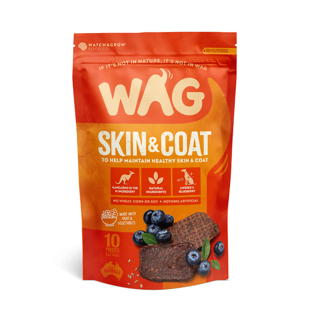 Kangaroo Jerky Skin And Coat Dog Treats