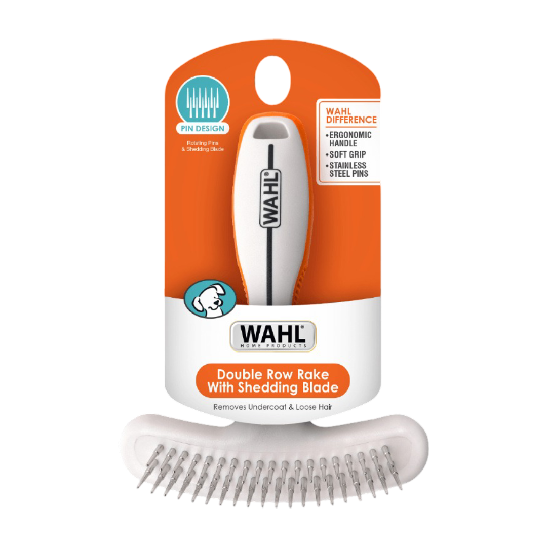 2 In 1 Rake And Shedding Blade Dog Grooming Tool Orange