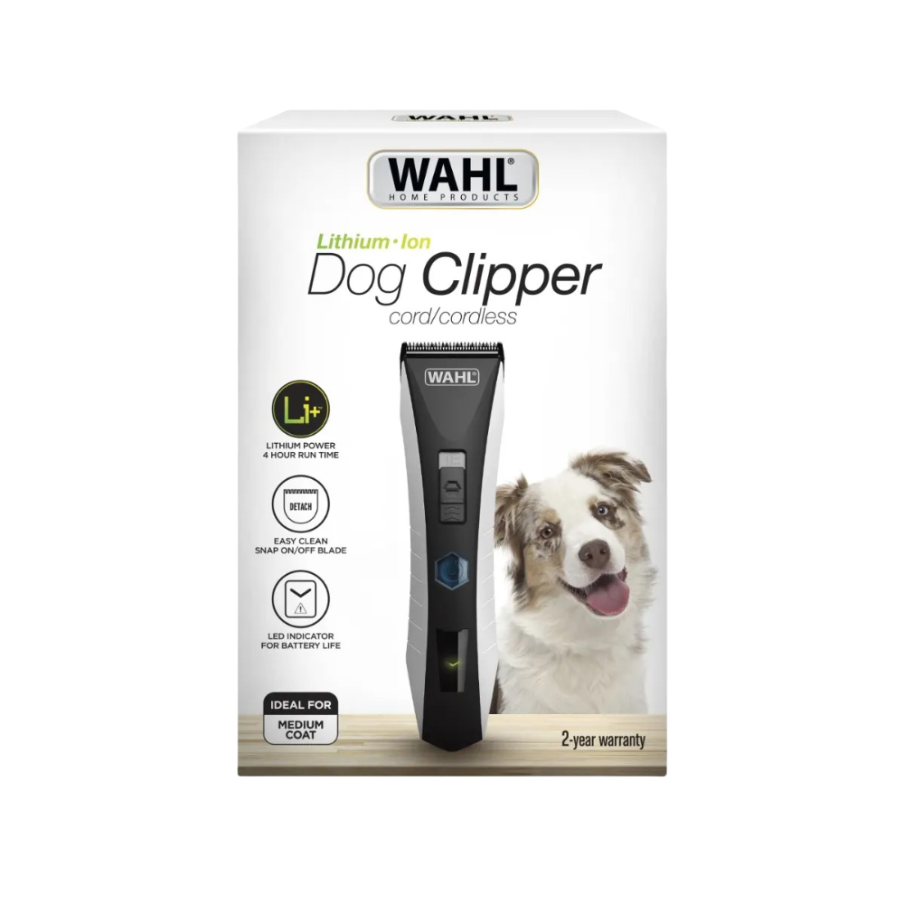 Cordless Lithium Dog Grooming Clipper for Medium Coats