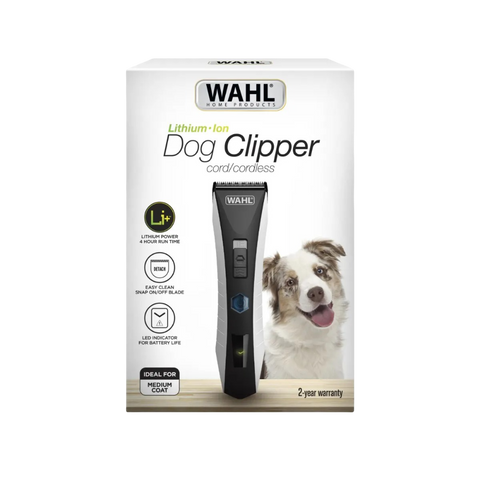 Cordless Lithium Dog Grooming Clipper for Medium Coats