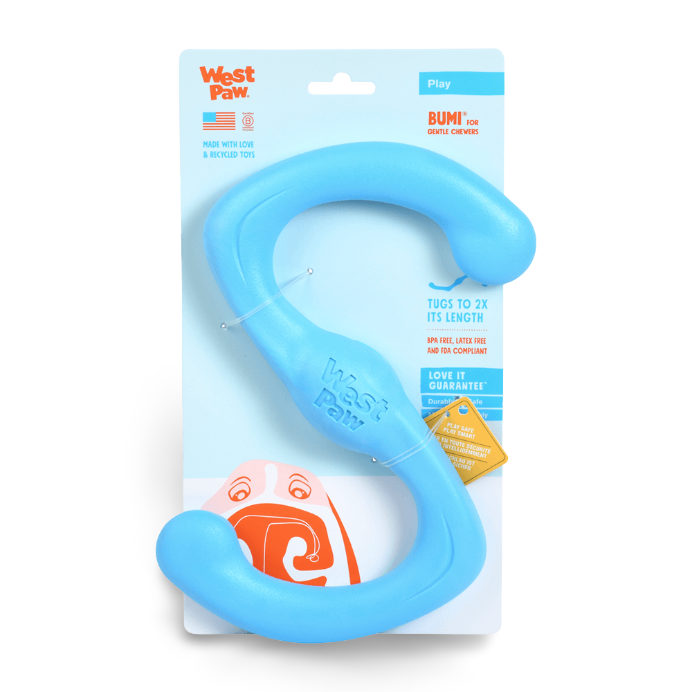 Bumi Tug Fetch Zogoflex Dog Toy Blue