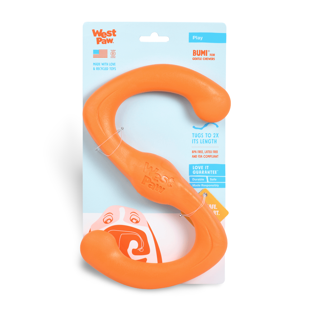 Bumi Tug Fetch Zogoflex Dog Toy Orange