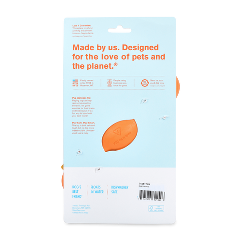 Bumi Tug Fetch Zogoflex Dog Toy Orange