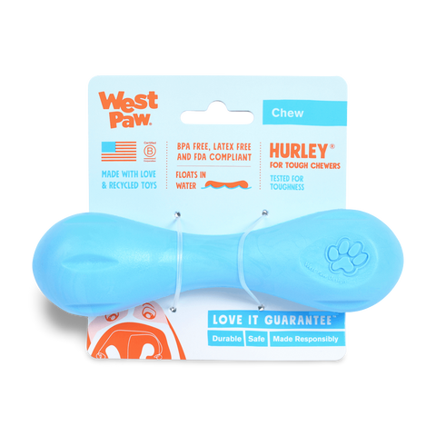 Hurley Fetch Tough Dog Toy Blue