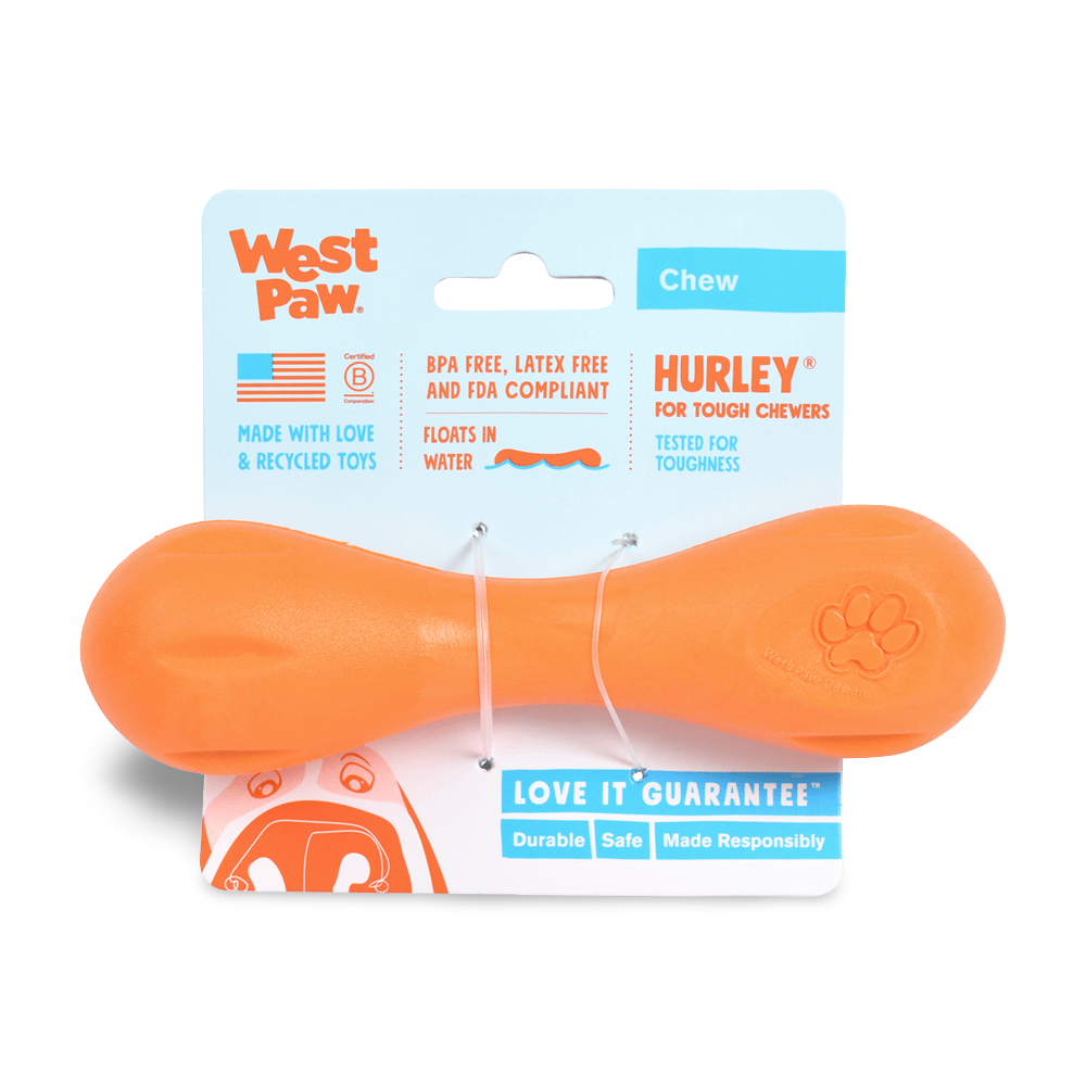 Hurley Fetch Tough Dog Toy Orange