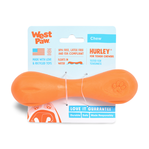 Hurley Fetch Tough Dog Toy Orange