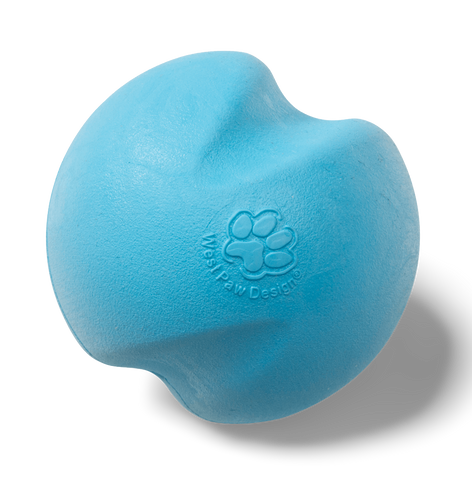 Jive Zogoflex Fetch Ball Tough Dog Toy Blue