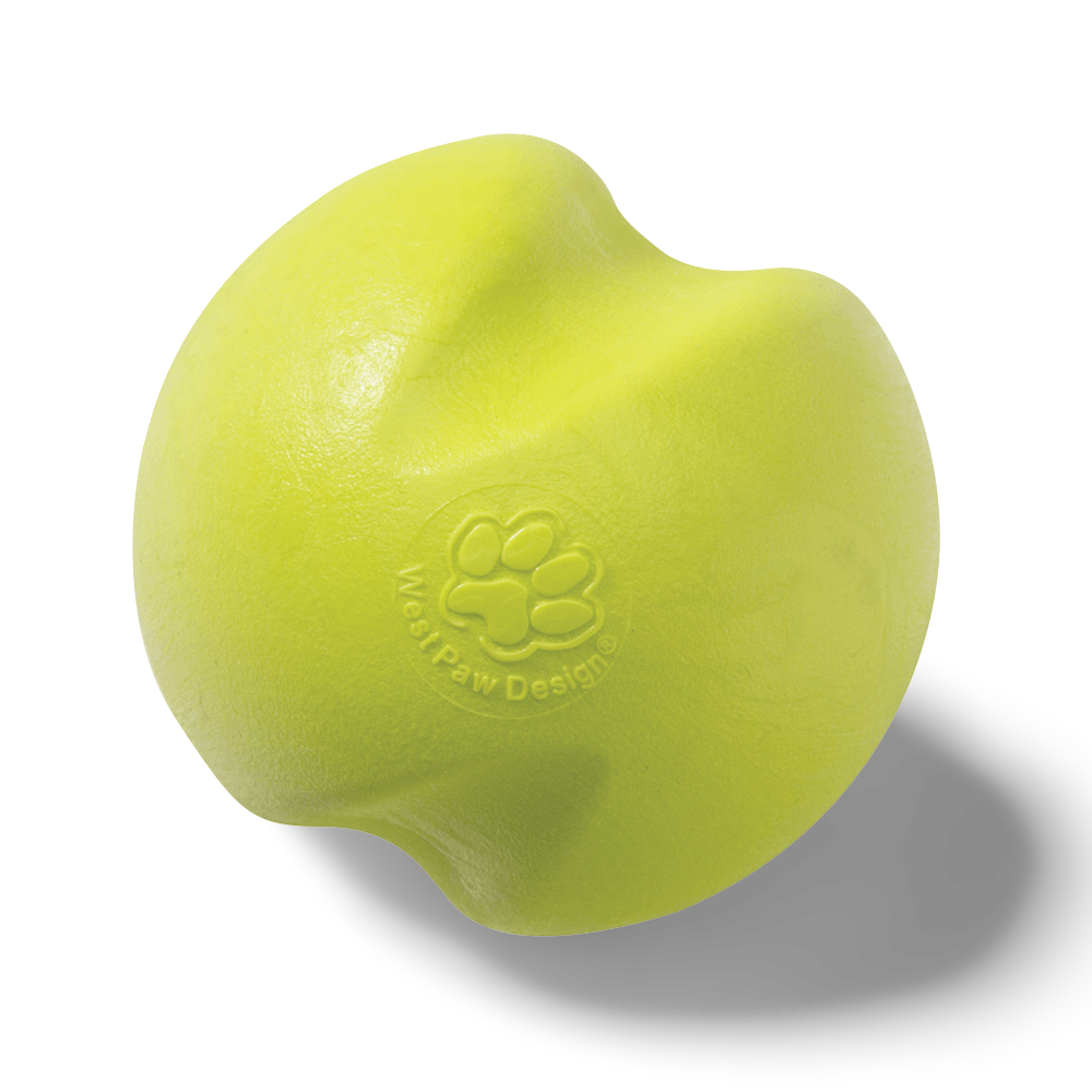 Jive Zogoflex Fetch Ball Tough Dog Toy Green